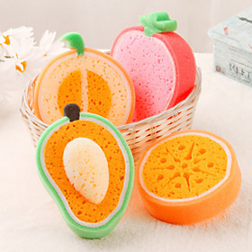 Fruit Shaped Cleaning Sponge(Random Color)