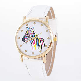 2016 New Arrival Simple Style Unisex Leisure Wrist Watch With Dial Printing Young Girl