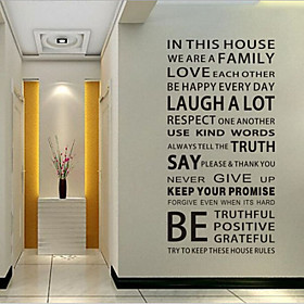 Words Quotes Wall Stickers Plane Wall Stickers Decorative Wall Stickers Photo Stickers, Vinyl Home Decoration Wall Decal Wall