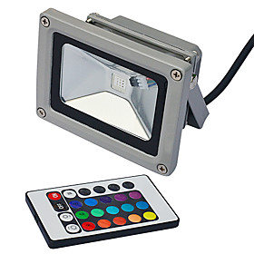 LED Floodlight 1 LED Beads Integrate LED Remote-Controlled RGB 85-265V