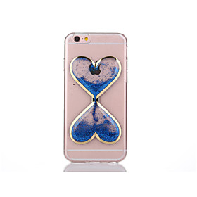 Per Custodia iPhone 5 Liquido a cascata \/ Transparente Custodia Custodia posteriore Custodia Cartone 3D Morbido TPU iPhone SE\/5s\/5