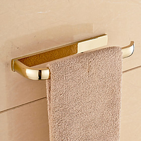 Towel Bar Contemporary Brass 1 Pc - Hotel Bath 1-towel Bar
