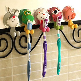 Toothbrush Holder High Quality Cartoon Plastic 1 Pc - Hotel Bath Wall Mounted