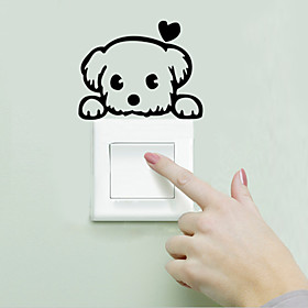Landscape Animals Wall Stickers Animal Wall Stickers Light Switch Stickers, Vinyl Home Decoration Wall Decal Wall Decoration