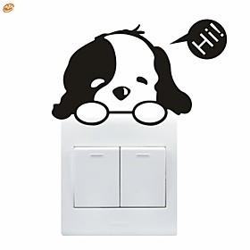Landscape Animals Wall Stickers Plane Wall Stickers Light Switch Stickers, Vinyl Home Decoration Wall Decal Wall Decoration