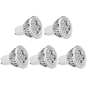 4W GU10 LED Spotlight MR16 4 leds High Power LED 400lm Warm White AC 85-265