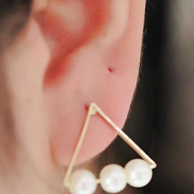 1 Pair Pearl Stud Earrings Jewelry