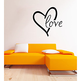 Romance Shapes Words Quotes Wall Stickers Plane Wall Stickers Decorative Wall Stickers, Pvc Home Decoration Wall Decal Wall