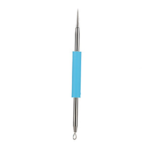 Fenlin Stainless Steel Acne Pimple Needle With Protection Cap 1 piece Random Color