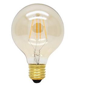1pc 4W 360lm E26 / E27 LED Filament Bulbs G125 4 LED Beads COB Decorative Warm White