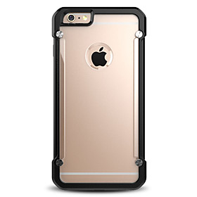 Per Custodia iPhone 6 \/ Custodia iPhone 6 Plus Resistente agli urti Custodia Custodia posteriore Custodia Tinta unita Resistente PC Apple