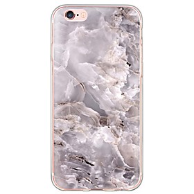 Per retro Ultrasottile \/ Traslucido Marmo TPU Morbido Copertura di caso per Apple iPhone 6s Plus\/6 Plus \/ iPhone 6s\/6 \/ iPhone SE\/5s\/5