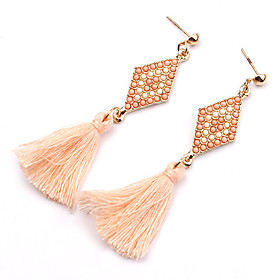 New Charm Bohemian Vintage Geometric Long Tassel Earrings For Women Statement Dangle Earrings Jewelry