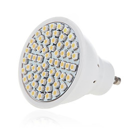 1pc 5W 350lm GU10 GU5.3 LED Spotlight 60 LED Beads SMD 2835 Decorative Warm White Cold White 220-240V