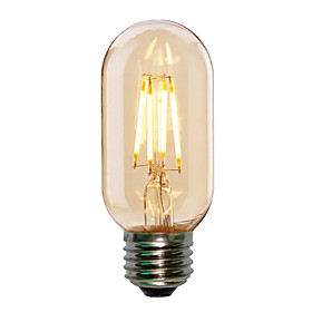 HRY 1pc 4W 360lm E26 / E27 LED Filament Bulbs T45 4 LED Beads COB Decorative Warm White Cold White 220-240V