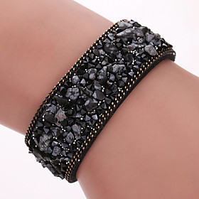 South Korea Plush Microfiber Fine Bracelet, Natural Crystal Bracelet