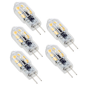 YWXLIGHT 5pcs 3W 280-320lm G4 LED Bi-pin Lights MR11 12 LED Beads SMD 2835 Decorative Warm White Cold White Natural White 12V