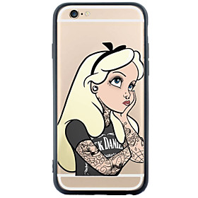 Per retro Trasparente \/ A fantasia sexy Lady TPU Morbido Copertura di caso per Apple iPhone 6s Plus\/6 Plus \/ iPhone 6s\/6 \/ iPhone SE\/5s\/5