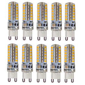 HKV 10pcs 3 300-350 lm G9 LED Bi-pin Lights T 48 leds SMD 2835 Waterproof Decorative Warm White Cold White Natural White AC 110-130V AC