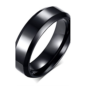 Unisex Stainless Steel Titanium Steel Ring Fashion Simple Party / Daily / Casual 1pc Band Rings