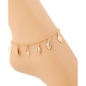 Alloy/glod Plated Women Girl Summer Beach Barefoot Sandal Anklets Casual/party 1pc Christmas Gifts