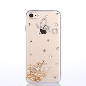 Per Custodia iPhone 7 \/ Custodia iPhone 7 Plus \/ Custodia iPhone 6 Con diamantini Custodia Custodia posteriore Custodia Con cuori