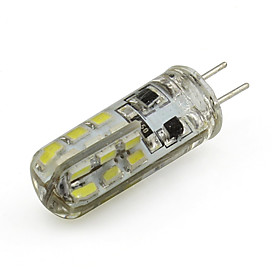 380lm G4 LED Bi-pin Lights Tube 24 LED Beads SMD 3014 Decorative Warm White Cold White 12V 220-240V