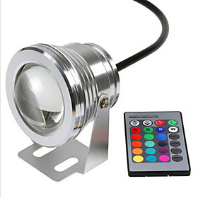 RGB 10W Underwater Lamp Waterproof Safety Voltage DC12V Underwater Colorful Lights V1PC