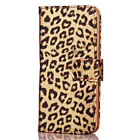 Per Custodia iPhone 7 \/ Custodia iPhone 7 Plus \/ Custodia iPhone 6 A portafoglio Custodia Integrale Custodia Leopardato Resistente