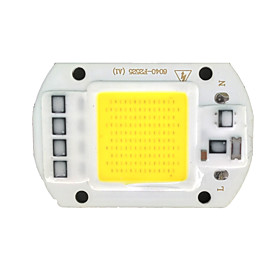 ZDM 1pc Integrated LED 220V Luminous Bulb Accessory LED Chip Aluminum 50W