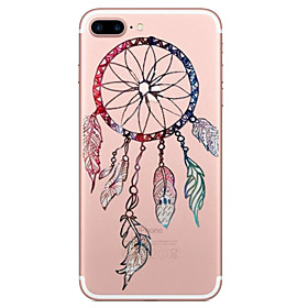 Per Custodia iPhone 7 \/ Custodia iPhone 6 \/ Custodia iPhone 5 Transparente \/ Fantasia\/disegno \/ Decorazioni in rilievo CustodiaCustodia