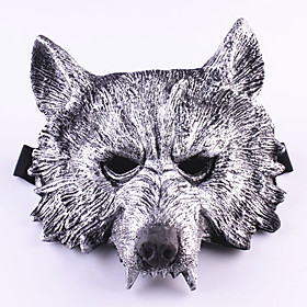 Halloween Creepy Rubber Animal Werewolf Wolf Head Mask Head Halloween Masquerade Cosplay Mask Party Costume Prop