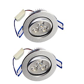 YouOKLight 280lm 3 LEDs Recessed Decorative LED Downlights Warm White Cold White AC 110-130V AC 100-240V AC 220-240V AC 85-265V