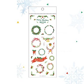 Christmas Decoration Gift Packaging Decoration Stickers