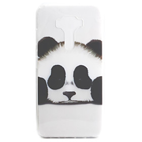 For ASUS Zenfone 3 ZE552KL Zenfone 3 ZE520KL Case Cover Panda Pattern High Permeability Painting TPU Material Phone Case