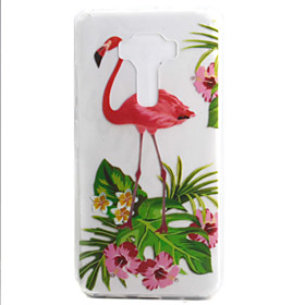 For ASUS Zenfone 3 ZE552KL Zenfone 3 ZE520KL Case Cover Flamingo Pattern High Permeability Painting TPU Material Phone Case