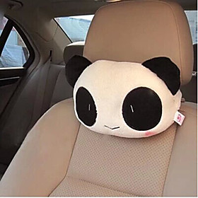 Car Headrest Cute Cartoon Panda Plush Car With Pillow The Head Pillow Cushion And Pillow For Car (random Type)