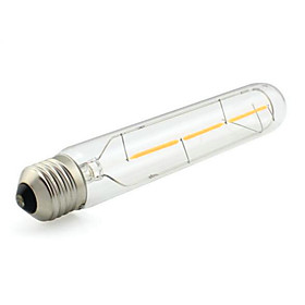 1pc 3W 200-250lm E26 / E27 LED Filament Bulbs Tube 3 LED Beads SMD 5050 Decorative Warm White 220V