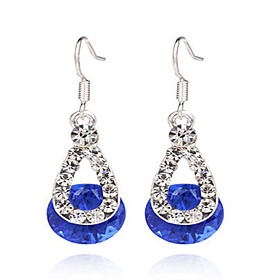 Mpl Fashion Diamond Resin Earrings Elegant Classical Feminine Style