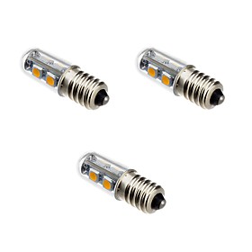 3pcs 1W 100-120lm E14 LED Corn Lights T 7 LED Beads SMD 5050 Warm White 220-240V