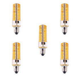 YWXLIGHT 5pcs 500-700lm E11 LED Corn Lights T 80 LED Beads SMD 5730 Dimmable Decorative Warm White Cold White 110-220V