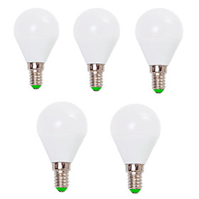 EXUP 5pcs 7W 800lm E14 E26 / E27 LED Globe Bulbs G45 12 LED Beads SMD 2835 Decorative Warm White Cold White 110-130V 220-240V