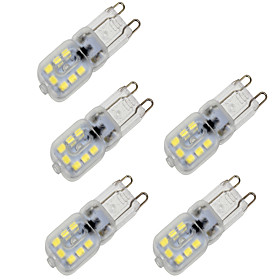 BRELONG 5pcs 4W 350lm G9 LED Corn Lights T 14 LED Beads SMD 2835 Dimmable Decorative Warm White Cold White 200-240V 220-240V