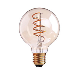 ONDENN 1pc 4W 400 lm B22 E26/E27 LED Filament Bulbs G80 1 leds COB Dimmable Warm White AC 220-240V AC 110-130V