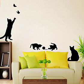 Animals Fashion Leisure Wall Stickers Plane Wall Stickers Decorative Wall Stickers, Paper Home Decoration Wall Decal Wall
