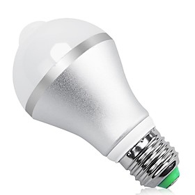 9W 850lm E26 / E27 B22 LED Smart Bulbs A60(A19) 18 LED Beads SMD 5630 Infrared Sensor Light Control Human Body Sensor Warm White Cold