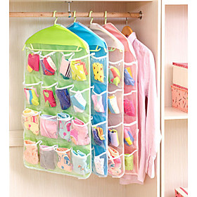 Plastic Normal Multifunction Home Organization, 1set Storage Baskets Hangers Storage Bags