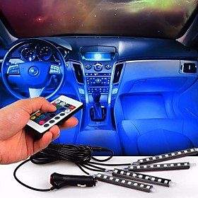 1set LED Gadgets LED Night Light Car Chargers Remote Control / RC Small Size Color-Changing