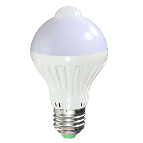 7W 650lm LED Smart Bulbs A60(A19) 14 LED Beads SMD 5730 Infrared Sensor Light Control Human Body Sensor Warm White Cold White 85-265V