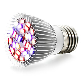 1pc 6W 800lm E27 Growing Light Bulb 28 LED Beads SMD 5730 Warm White UV (Blacklight) Blue Red 85-265V